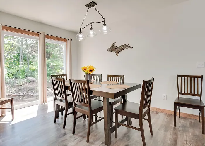 Wooded Hancock Home Near Ski & Snowmobile Trails!