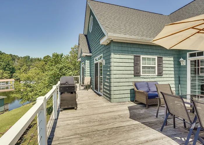 Semora Vacation Rental W/ Dock On Hyco Lake!