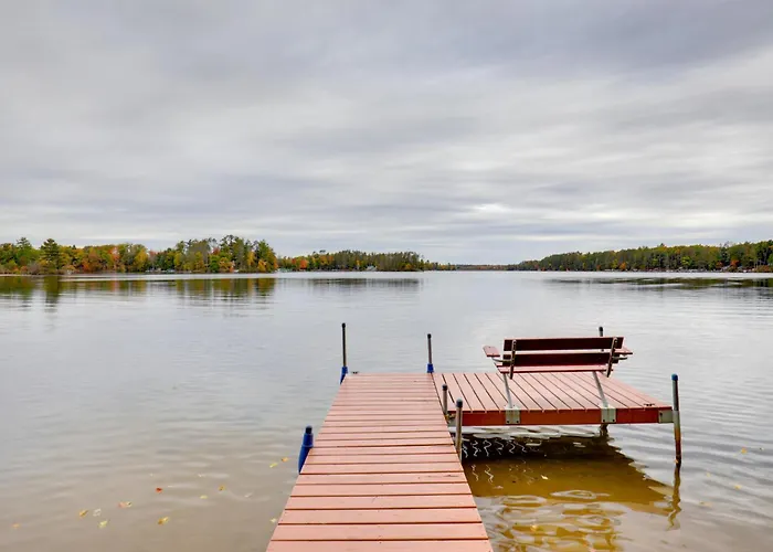 Elcho Escape W/ Private Dock On Post Lake!