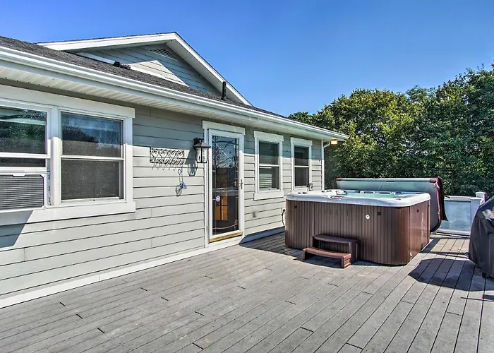 Hot Tub & Sauna! 7-Acre Coastal Michigan Home