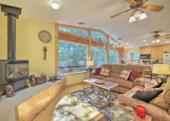 Walk To Big Trees State Park: Cabin W/ Deck!