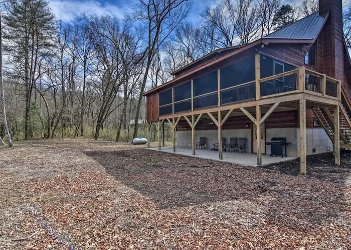 8 Mi To Dtwn Murphy! Cabin W/ Nottely River Views