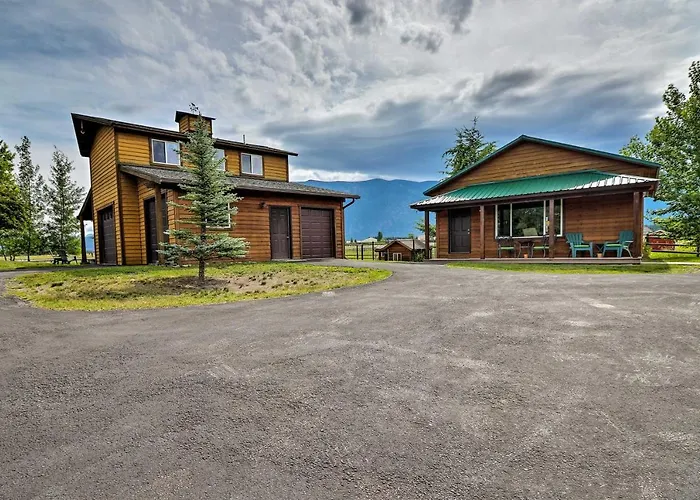 Cabin W/ Porch & View ~ 19 Mi To West Glacier