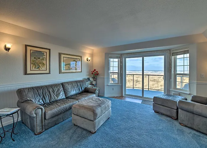'Eagles View' Condo In Ocean Shores W/ 3 Balconies