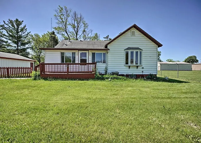 3 Mi To Lake Michigan Access: Sawyer Home W/ Patio