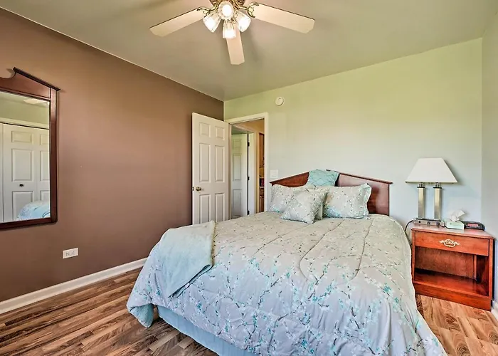 3 Mi To Lake Michigan Access: Sawyer Home W/ Patio